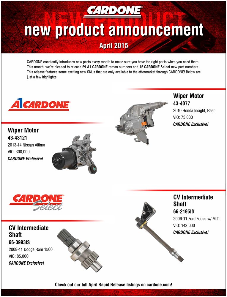 Cardone Products