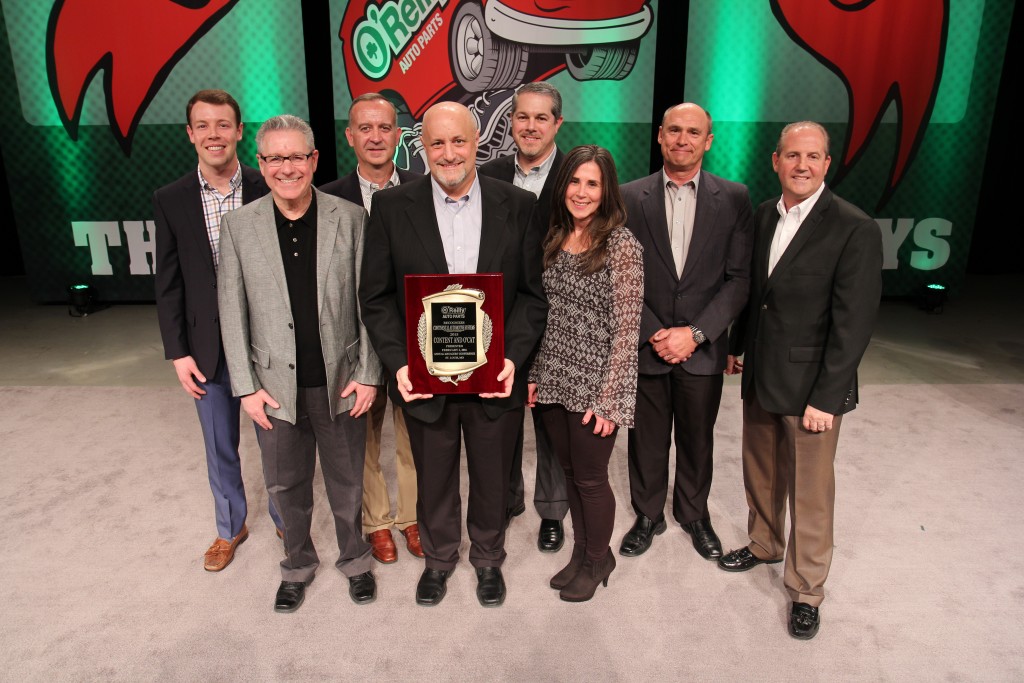 Continental Receives Award From O'Reilly Auto Parts