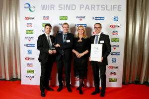 From left: Commercial Manager Dr. Uli Weller, National and Austria Sales Manager Günter Hiermaier, TV Presenter Claudia Kleinert and Quality Manager Jörg Paul.