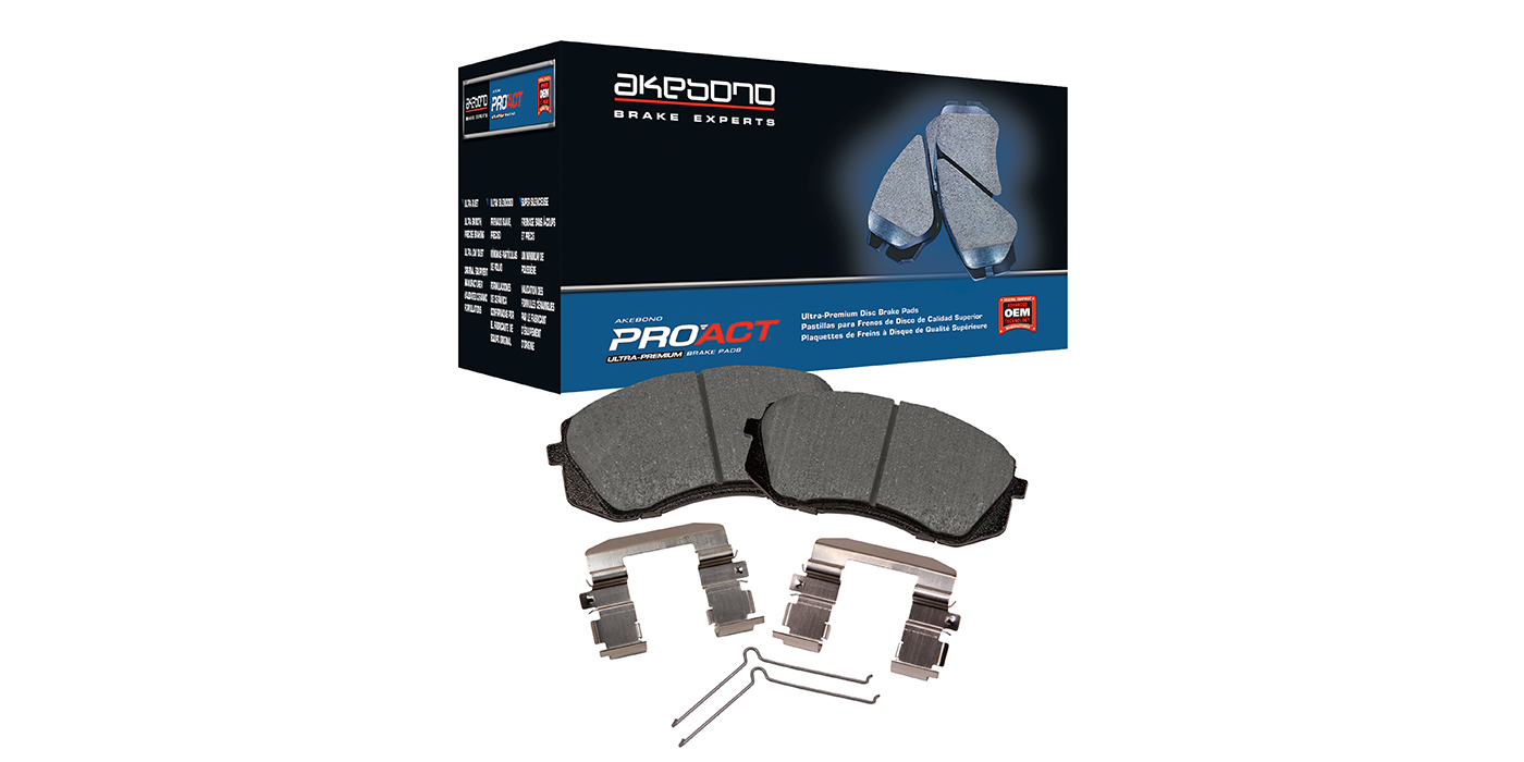 Akebono Releases ProACT Ultra-Premium Disc Brake Pad Kit For