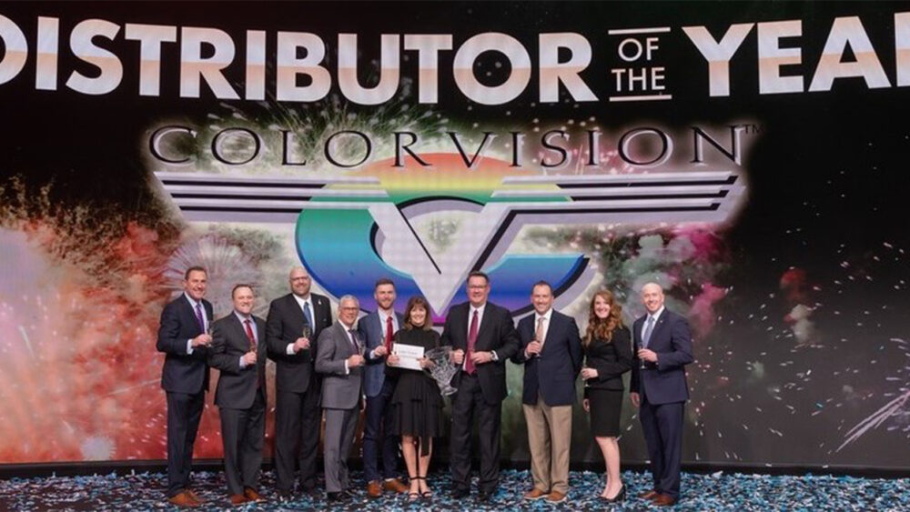 PPG Honors ColorVision With 2021 Platinum Distributor of the Year award