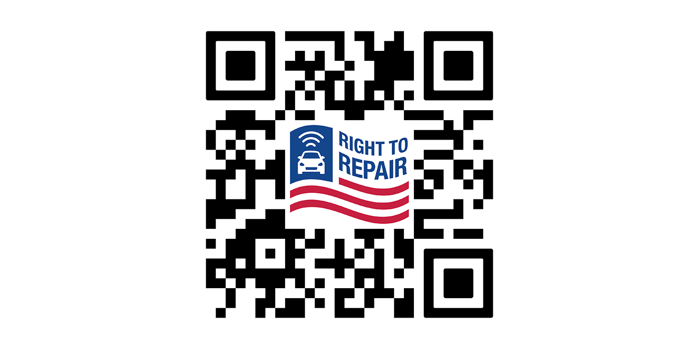 Right to repair QR code 1400