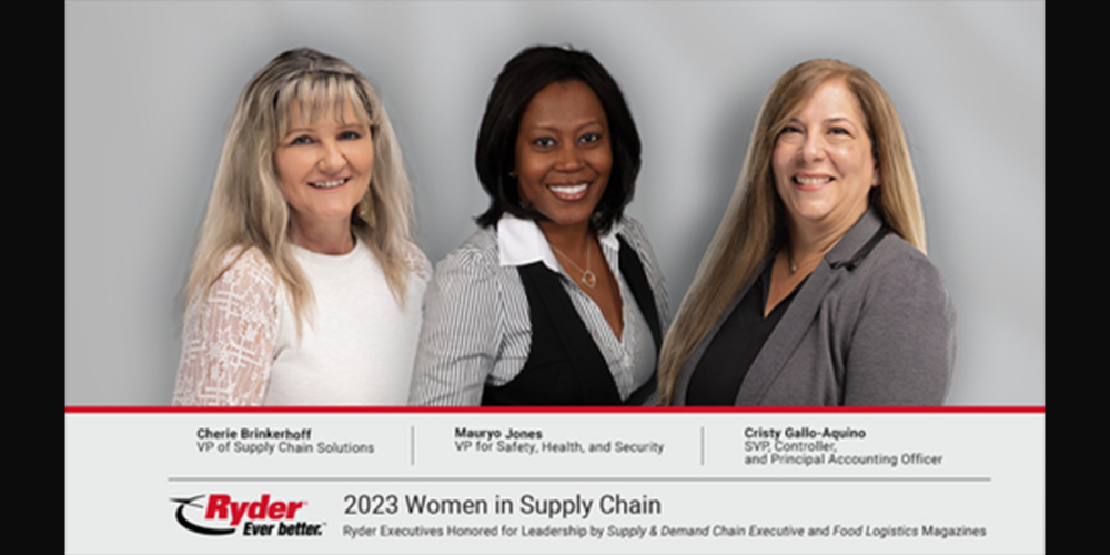 Ryder 2023 women in supply chain