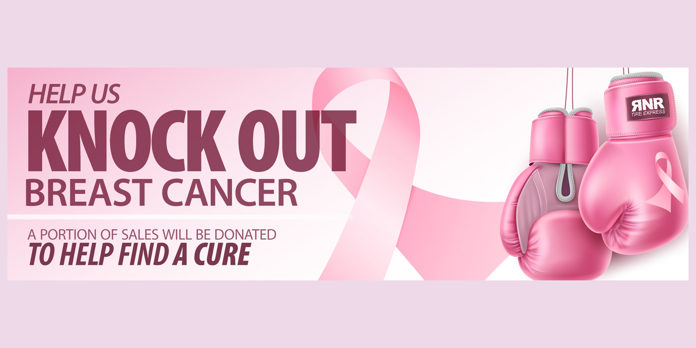 RNR Tire Express Launches Breast Cancer Awareness Campaign