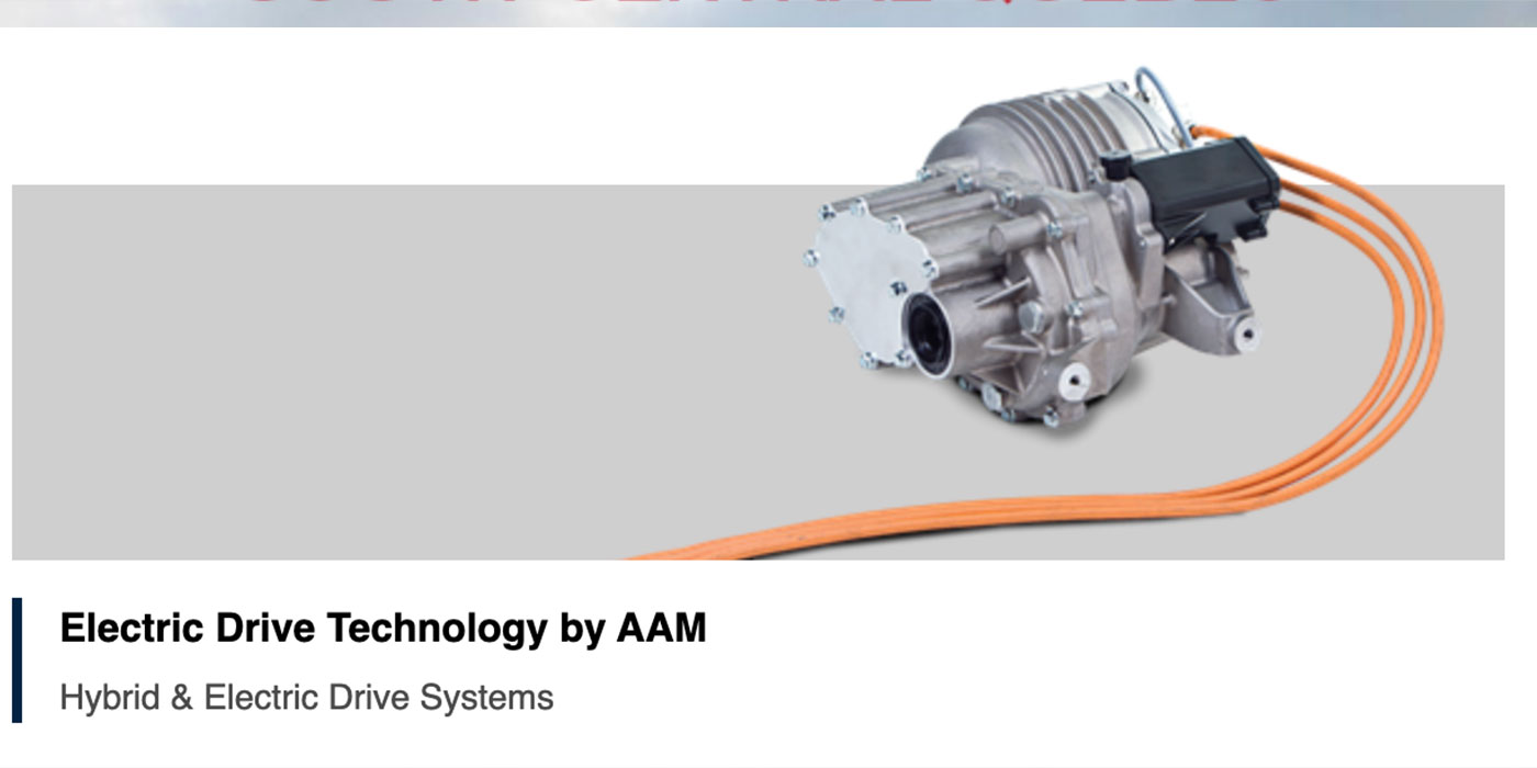 AAM's Next Gen Electric Drive Systems on Display at CES 2024