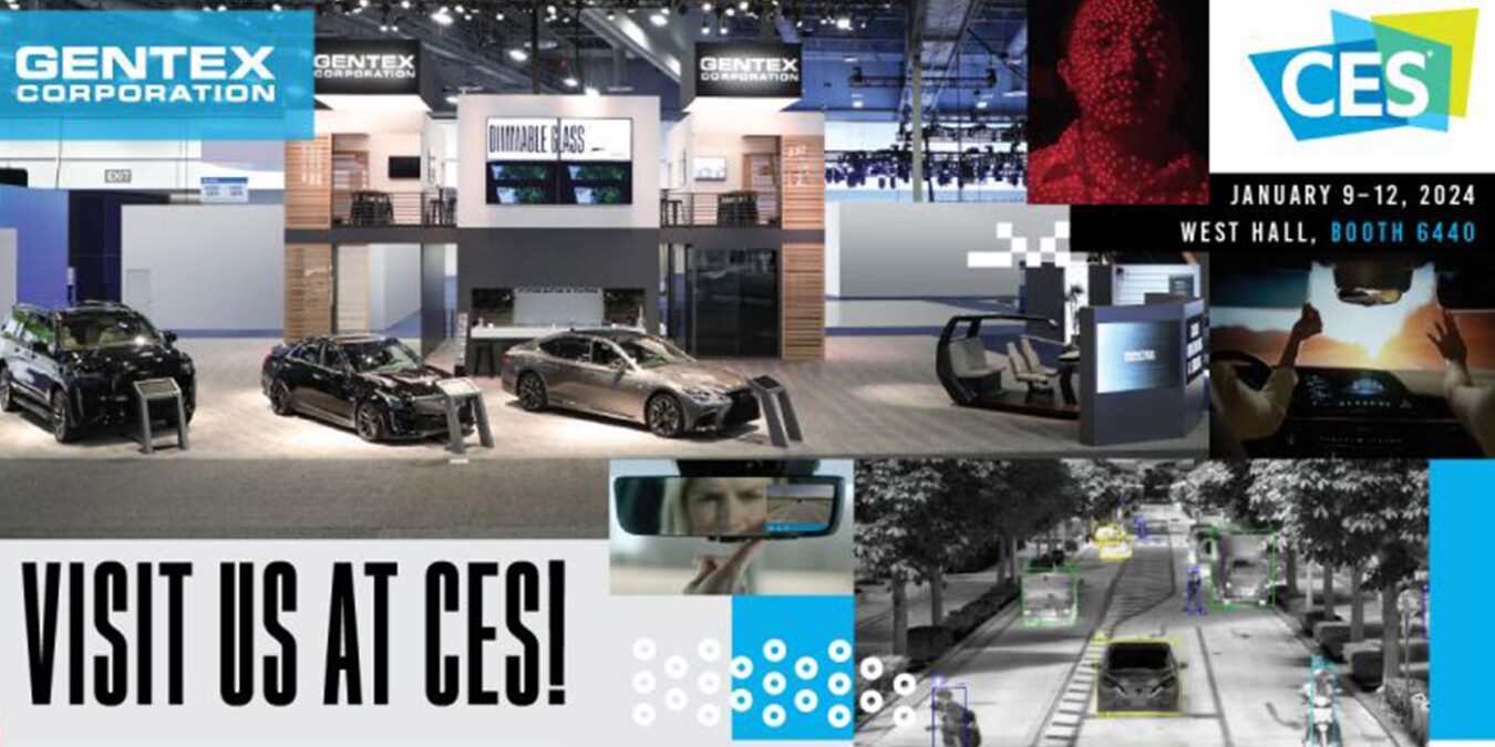 Gentex to Demonstrate Automotive Tech at CES 2024