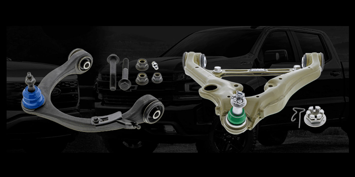 Mevotech Releases 237 New Chassis, Control Arm, Wheel End Parts