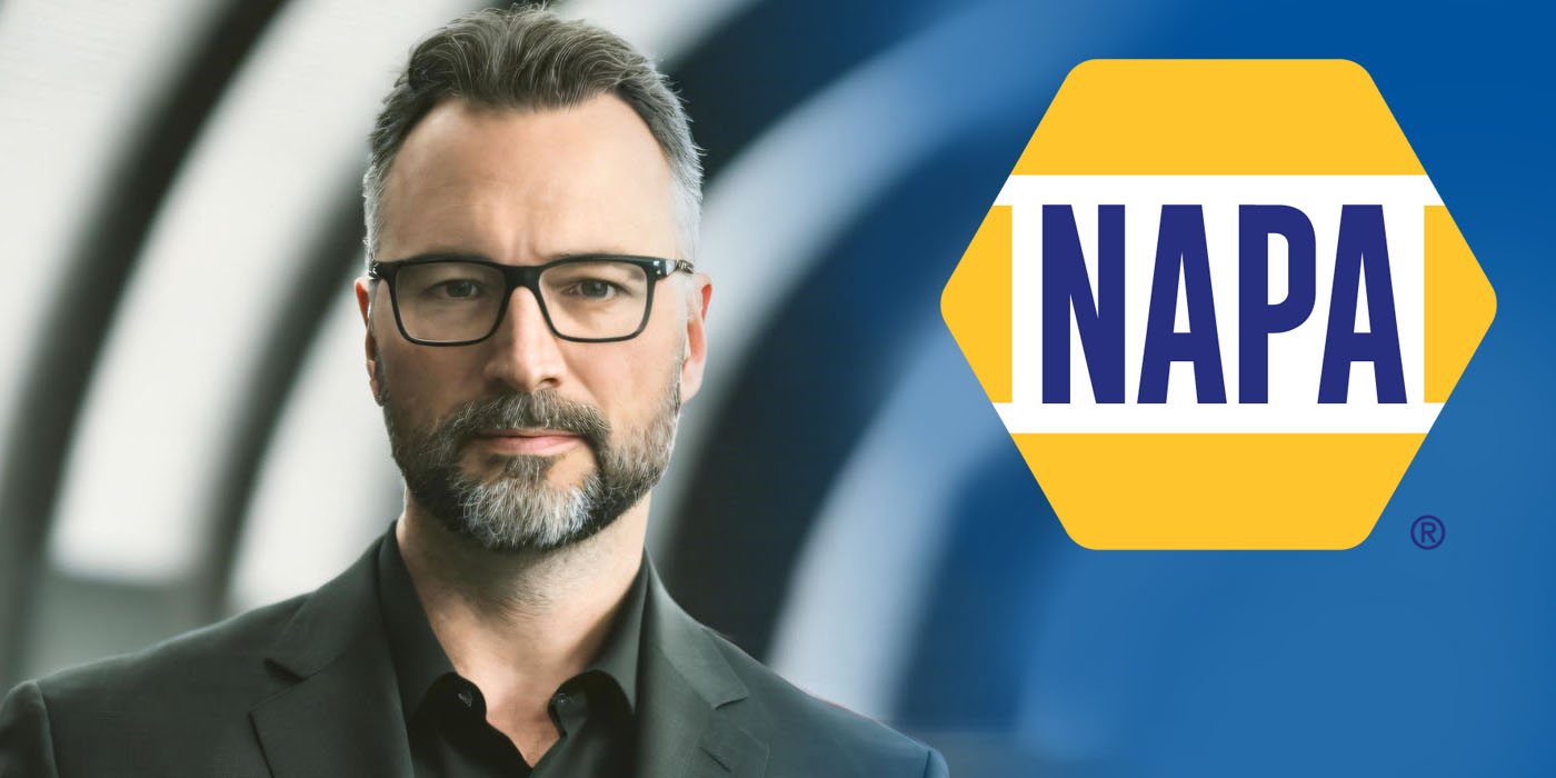 Matt Crumpton with NAPA logo
