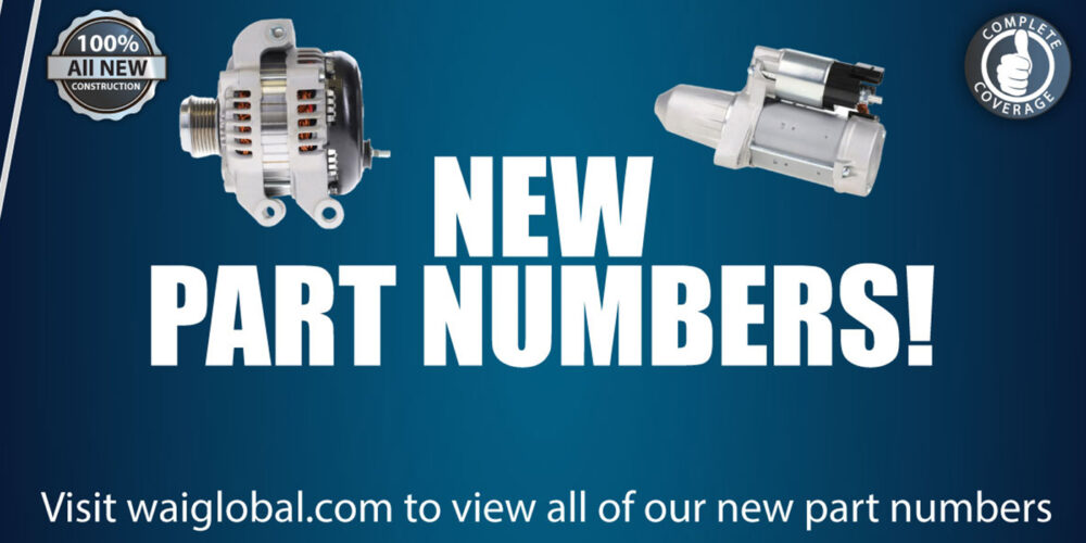 WAI Announces 116 New Part Numbers
